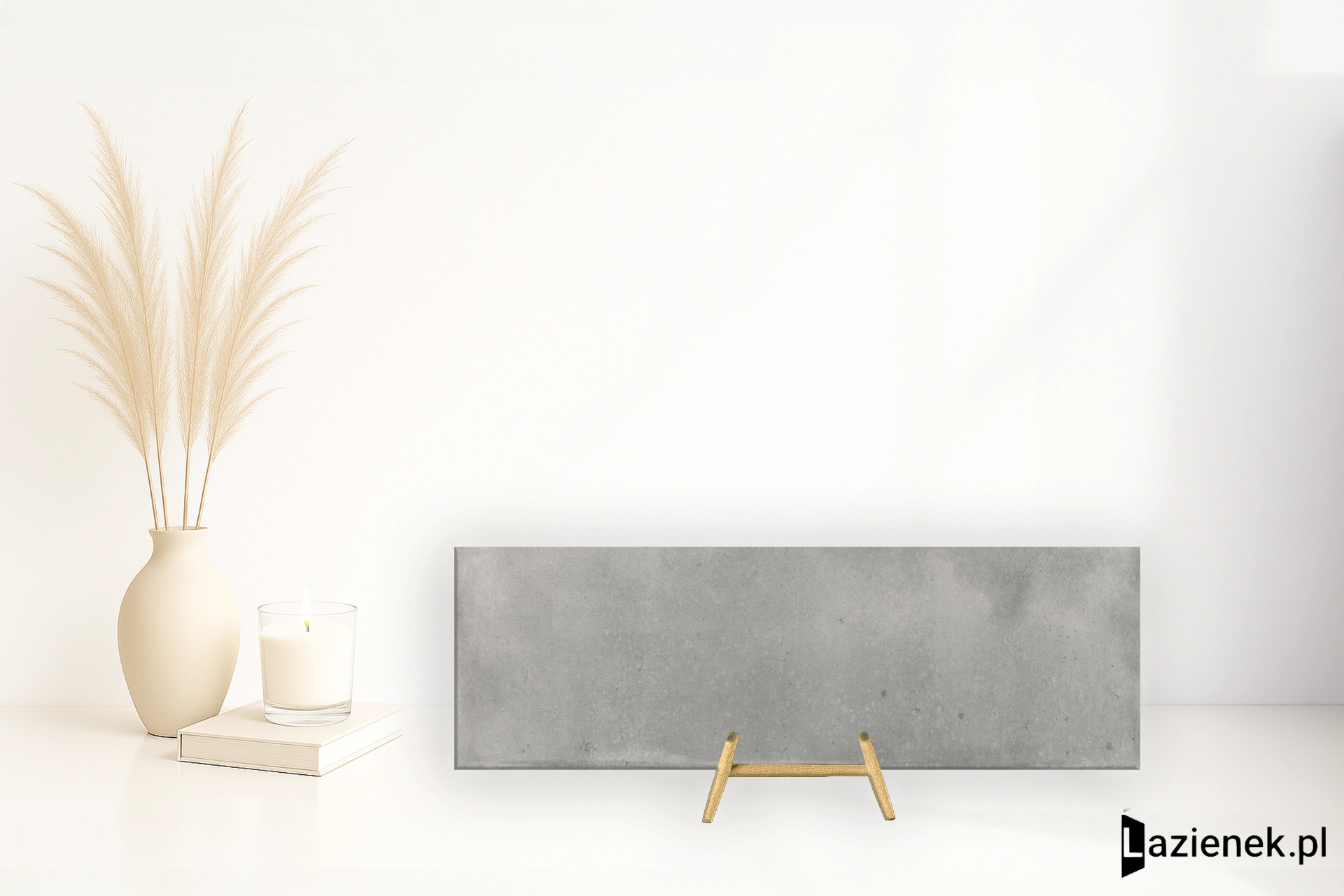 La Fabbrica Ava Small Grey błyszcząca 6.5x20 cm gr. 9 mm - płytka nierektyfikowana / (L)180013
